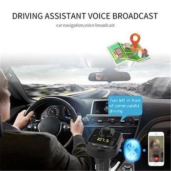 

USB Charger Car Kit LCD Display FM Transmitter MP3/WMA Player Wireless Bluetooth