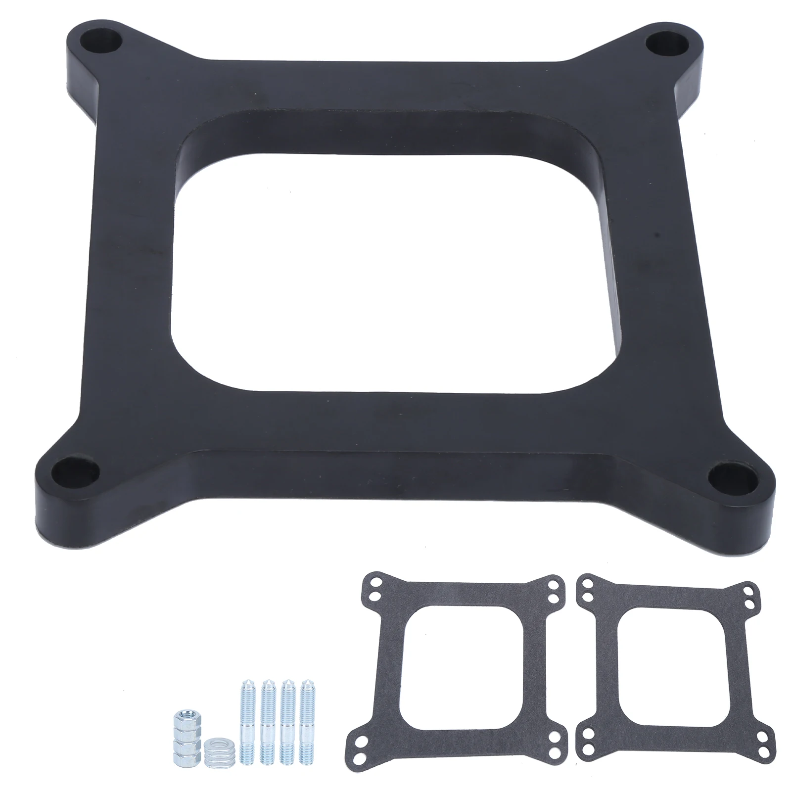 1/2in Phenolic Carburetor Spacer Open Center Style Replacement for Holley 4150/4160 Square Bore