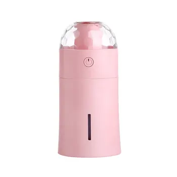 

Creative magic projection lamp usb mini desktop humidifier Prevent dry and chapped skin Petal-shaped stomata