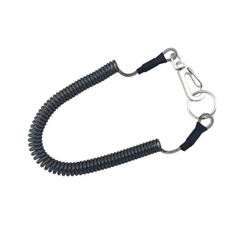 Key Lanyard Fishing Missed Rope Koord Chain Elastic Coil Stretch Tether Fashion Wire spring rope Lockable Cord | Украшения и