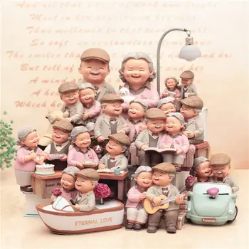 

Old Man Small Ornaments Grandparents Old Lady Old Characters Crafts Home Decorations Birthday Gifts For Parents