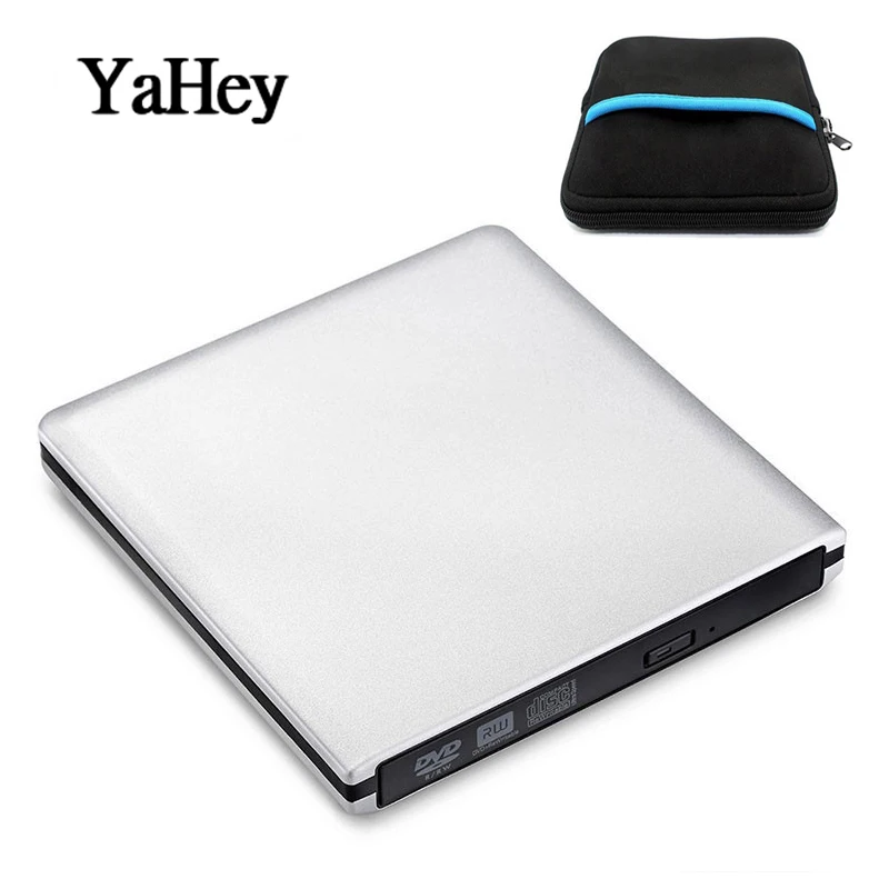 

USB 3.0 External CD DVD RW Burner Drive Optical CD Player Recorder Portatil for laptops,desktop+drive bag