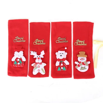 

Christmas Brushed Cloth Wine Set/Wine Bottle Bunch Pocket/Christmas Home Decorations/Santa Wine Set/Christmas Wine Bottle Set