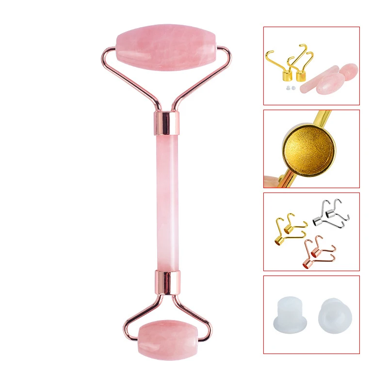 

Dr.aelf Jade Stone Roller Facial Massage Face Slimming Body Head Neck Massage Beauty Care tool with box