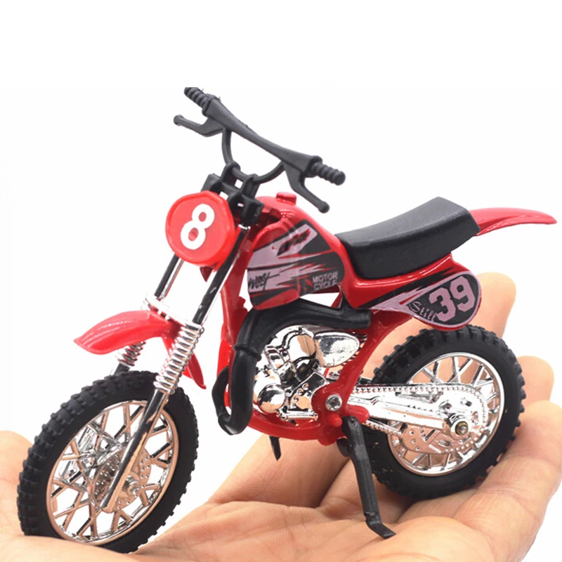 ZGCXRTO Jouet de Moto en Alliage,Simulation Moto Jouet, Tirez la Moto,  Modèle de Moto, Décoration de Moto, Rouge, pour Enfant
