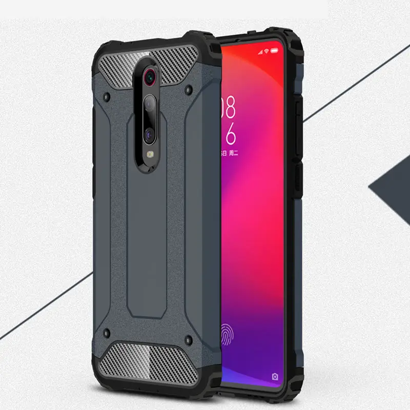 Роскошный противоударный чехол броня для Xiaomi Redmi K20 Pro Mi9t Mi 9T 9 CC9 CC9E A3 Lite Note 8 7 7A