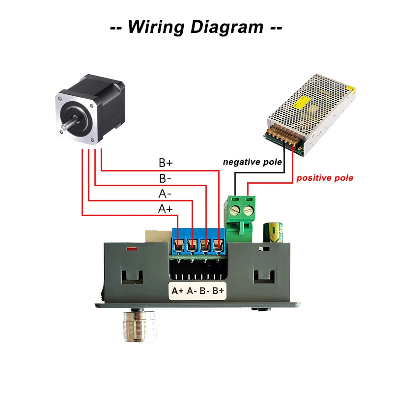 Nema Stepper Motor Controlador Driver, Placa Integrada,