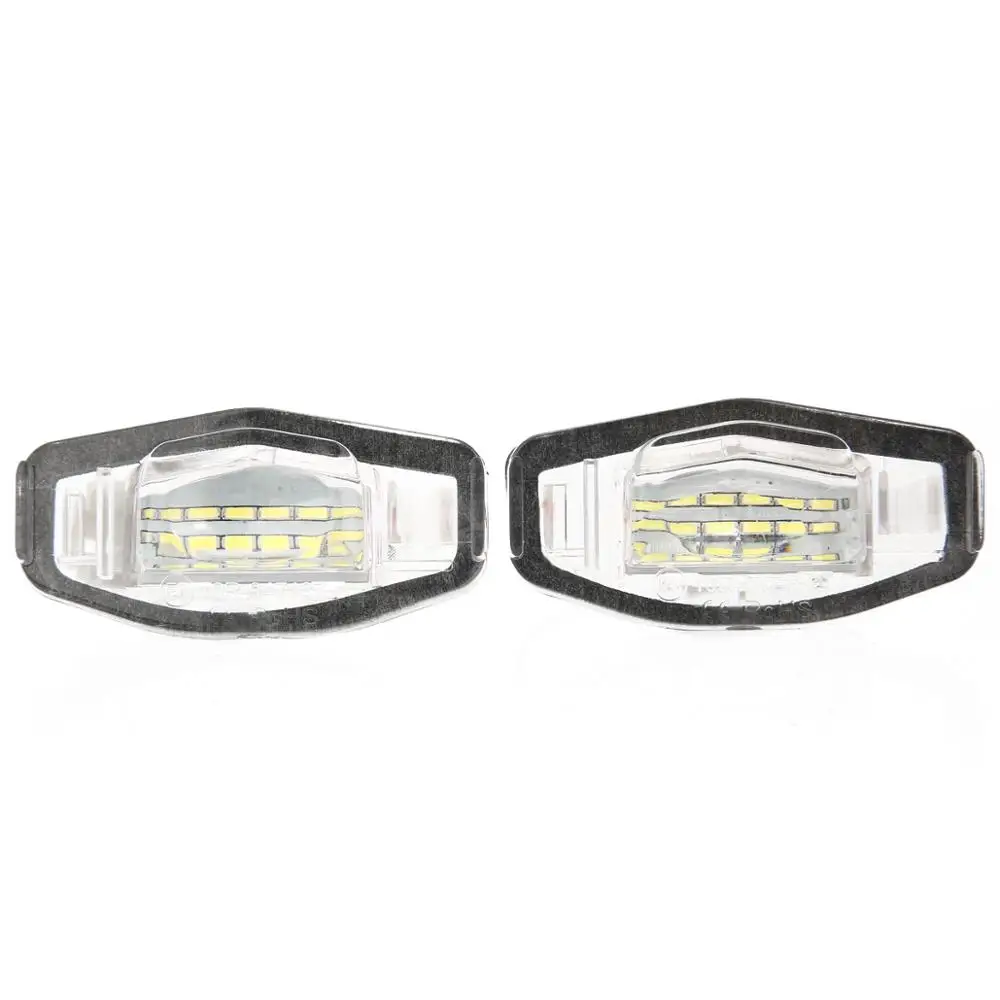 2x18 прямая посадка светодиодный номерной знак света для Acura TL TSX MDX Honda Civic Accord Odyssey Pilot Xenon Белый