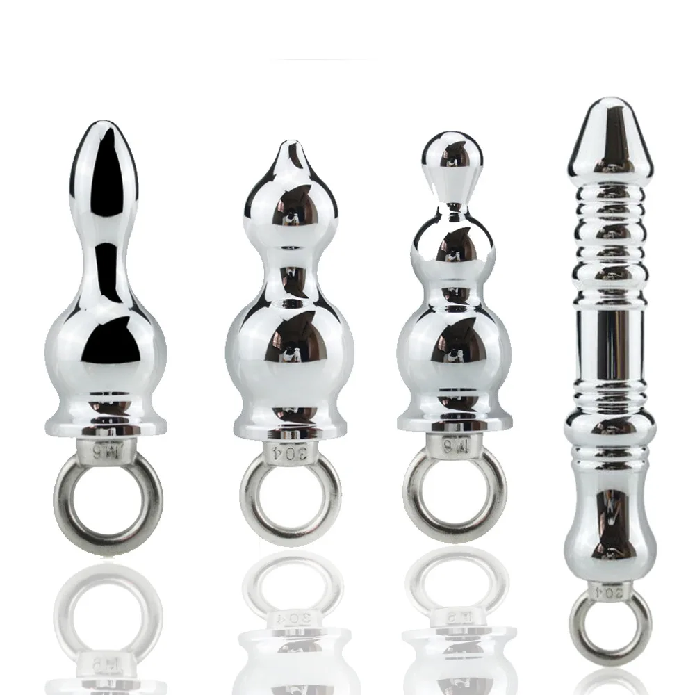 Best Price for  Stainless Steel Butt Plug Bdsm Sexual Toys Strapon Dildo Harness Metal Anal Plug Lingerie Gay Fetis