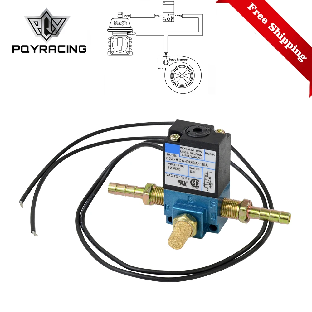 

Free Shipping 3 Port Electronic Boost Control Solenoid Valve 35A-ACA-DDBA-1BA With Brass Silencer PQY-ECU05