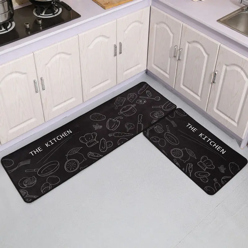 Kitchen Carpet Home Cabinet Floor Mat Refrigerator Floormat Antifouling New  Entrance Doormat Bathroom Bathtub Anti-slip Rug Mats - AliExpress
