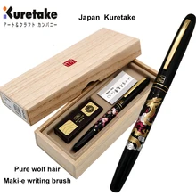 Японская кисточка для волос Turetake pure Wolf Maki-e Object language Pen-style авторучка Мягкая ручка каллиграфия