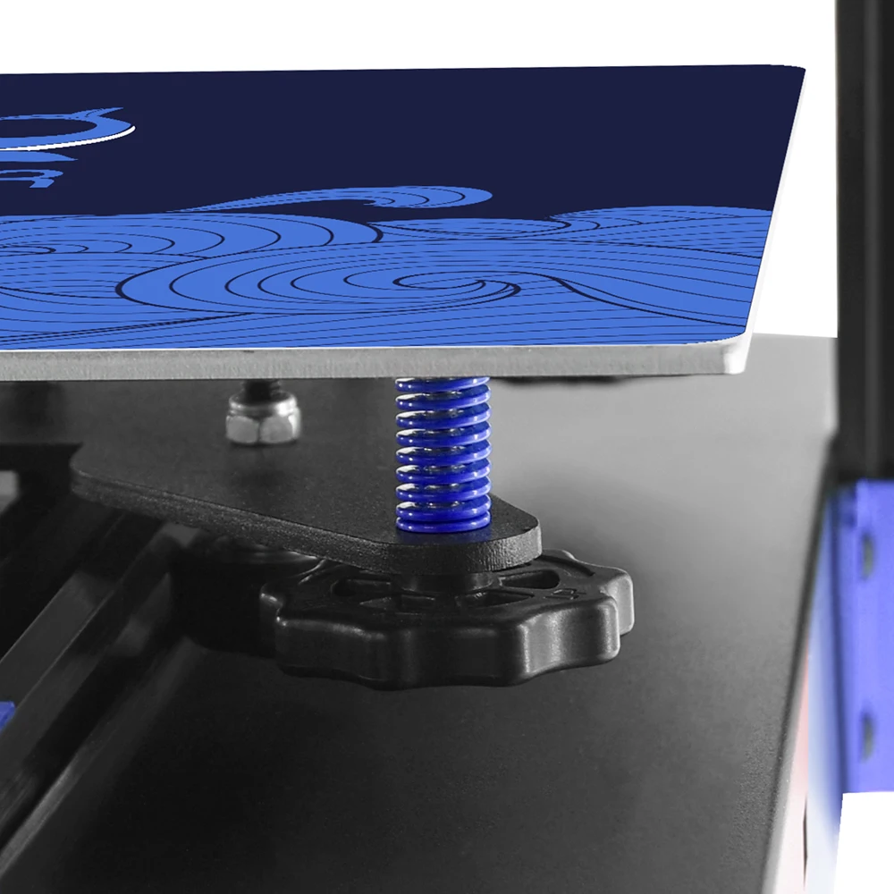 Два дерева 3d принтер Bluer Высокая точность автоматическое выравнивание обновление печати закаленное стекло повторное отключение питания большого размера плюс