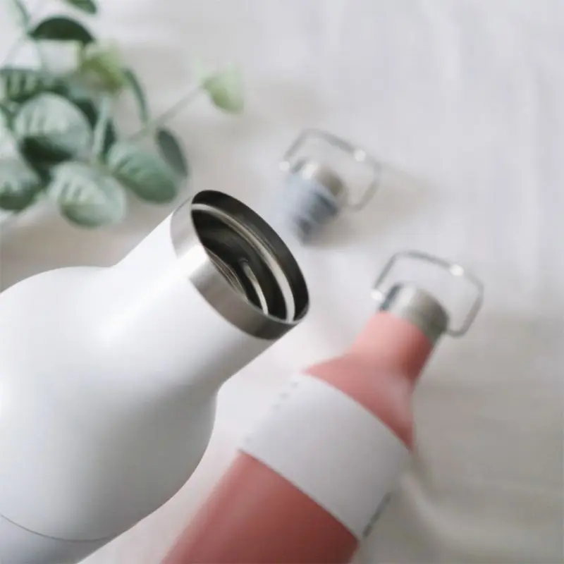 

Fashion Simple Portable Thermal Bottle Stainless Steel Vacuum Flasks Sport Cycling Camping Bicycle Water Cup A6HC