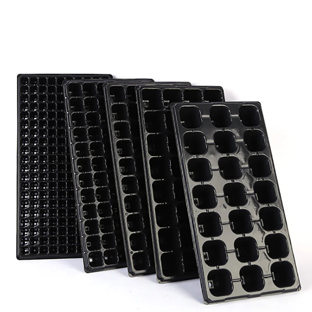 

4 PCS/lot PVC Nursery Pots Plastic Cell Seed Starter Tray For Planting Seedlings Propagation Germination 2019