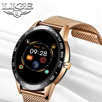 

LIGE 2019 New Sport Smart Watch IP67 Waterproof Fitness Tracker Heart Rate Monitor Pedometer Smart Watch for Android IOS+Box