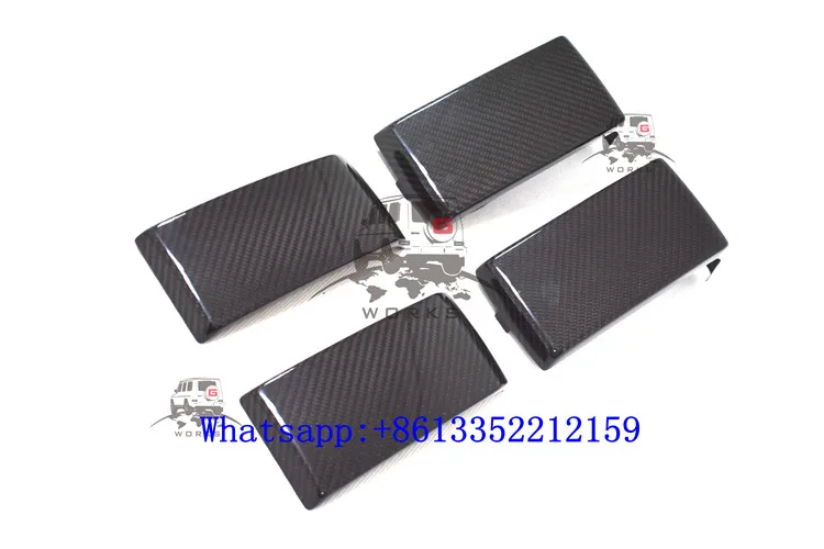 G class w464 G63 G500 eurocar style front bumper rear bumper cover for G wagon w463A G500 G63 dry carbon fiber bumper cover (3)