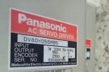 

DV80X055MB5 550W Used One , servo driver , Good Working free shipping