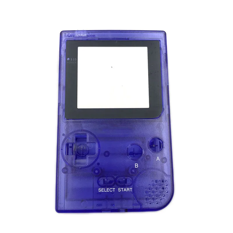 Замена Ремонт полный корпус пакет чехол для карманная приставка Game Boy GBP - Цвет: clear dark blue