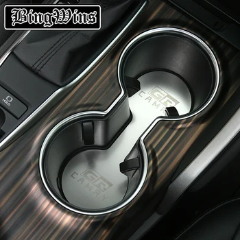 

BeingWins Car styling For Toyota Camry 2018-2019 stainless steel water cup mat door slot cushion shock pad protection pad