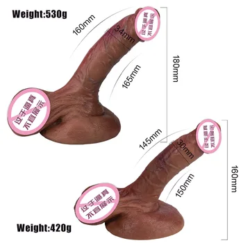 Dragon Plastic Penis Silicone Rubber 5 Style Woman Dildofor Women Men Sex Toy Female Dilldo Can Strap On Goods For Adults Dildos 2
