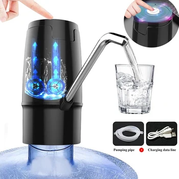 

Portable Wireless Electric Automatic Water Pump Dispenser for Gallon Bottle USB Charging Soft Hose Eco-friendly Pump Dispenser