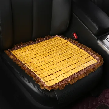 

Summer Car Seat Cover bamboo breathable cushion Front Rear Cushion Protector Mat Pad Auto accessories Universal Size