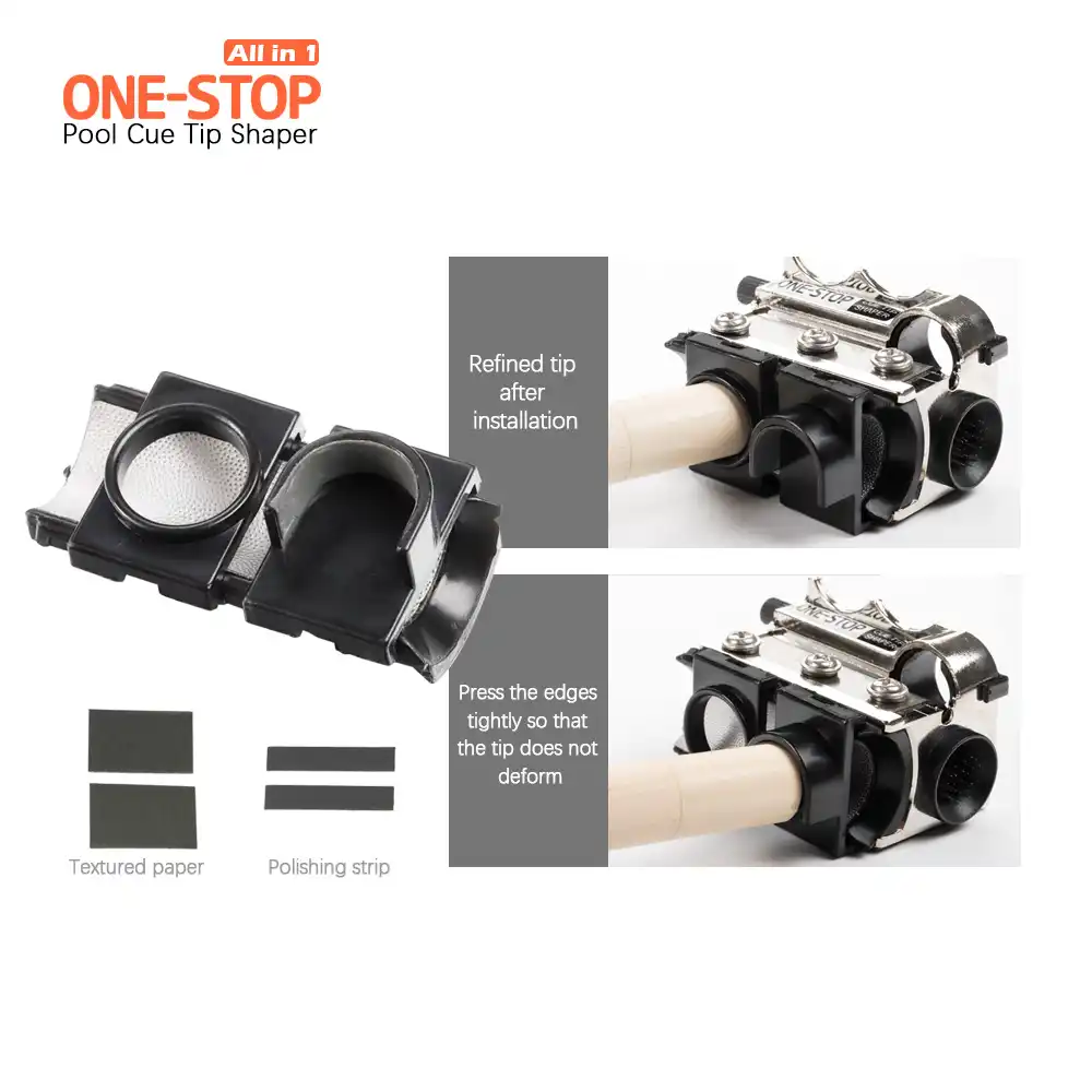3 in 1 Multifunktions-Billard Cue Tip Trimmer Shaper Tapper Reparaturwerkzeug Zubehör Dekaim Cue Tip Trimmer 3 in 1 Multifunktions-Billard Cue Tip Trimmer Shaper Tapper Reparaturwerkzeug Zubehör Dekaim Cue Tip Trimmer