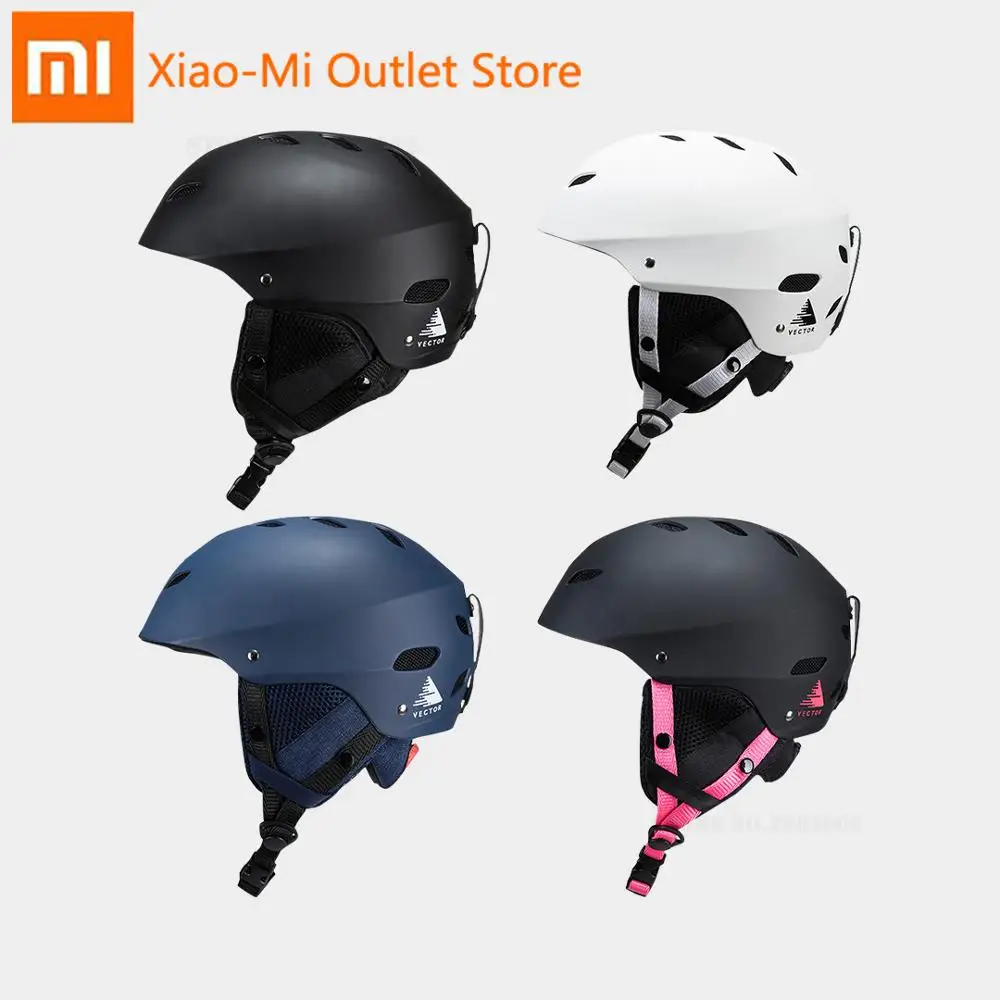 

Xiaomi Youpin VECTOR Anti-Vibration Breathable Ski Helmet Cushioning Impact Hard Shell Process Venting System Head Circumference