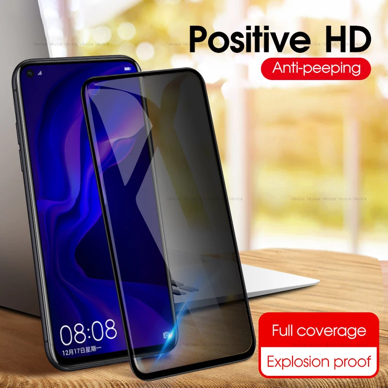 Антишпионское закаленное стекло для huawei Honor 20 Pro 8X P30 mate 20 Lite P20 Pro Y6 Pro Y7 Prime Y9 8x Защитное стекло для сохранения личной информации