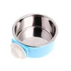 Cage Bowl Hanging Dogs Dog Feeder Pet Feeding Bowl 3 Colors Separable Hamsters Puppy Water Food