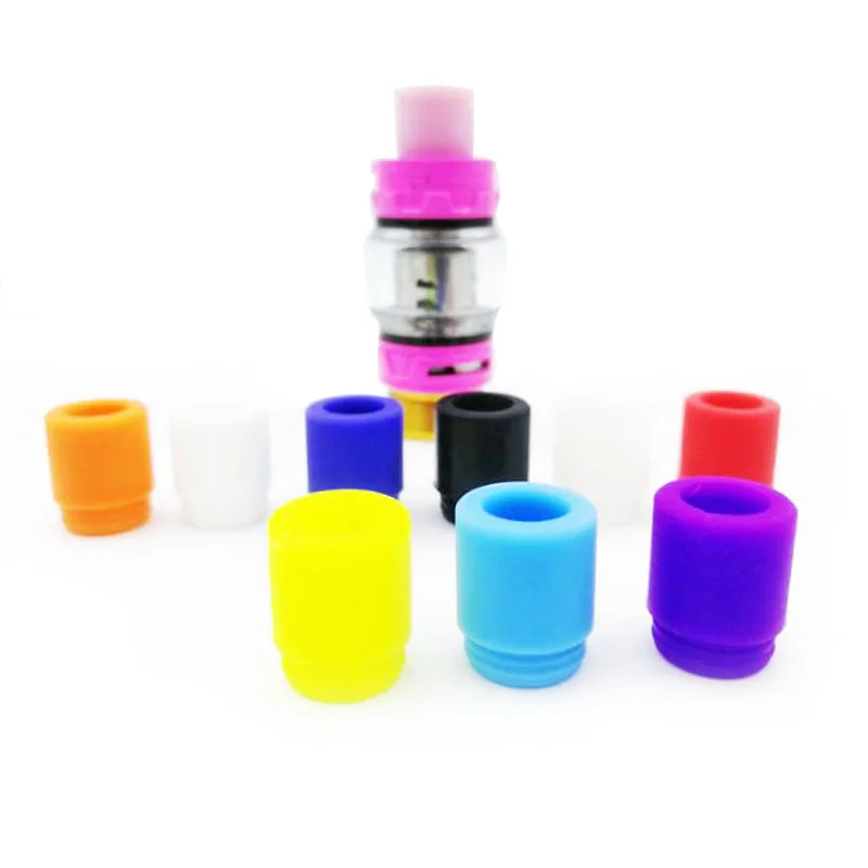 

10PCS 810 Disposable Drip Tips Colorful Silicon Mouthpiece For All 810 Sized Electronic Cigarette Atomizer