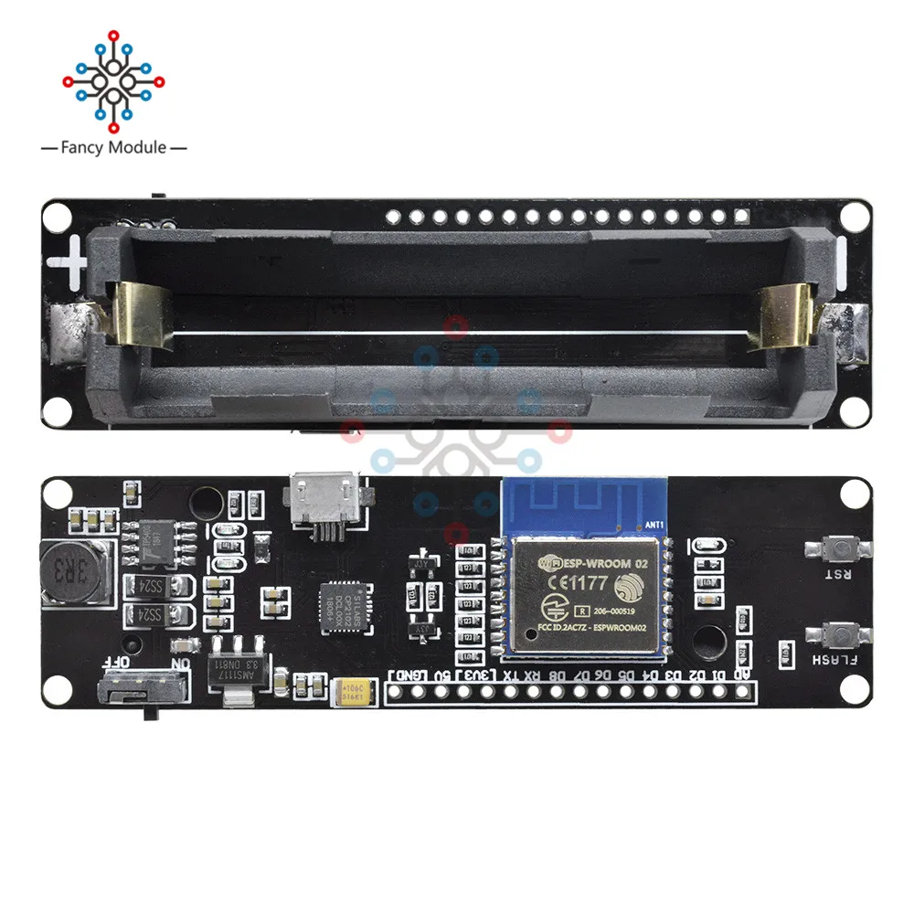 Для материнской платы WeMos D1 Esp-Wroom-02 ESP8266 Mini WiFi Nodemcu модуль 18650 аккумулятор |