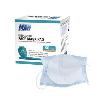 

50Pcs Disposable Three Layers Non-Woven Mask Pad Breathable Respirator Filter Replacement Dustproof Safety Gasket Cushion Hot