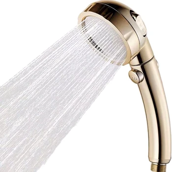 

Bathroom 3 Functions Abs Chrome Shower Head With Switch
