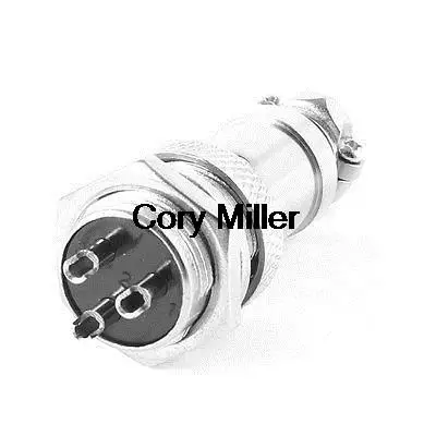 

AC 220V 20A GX16 3 Pin Male M16 Wire Panel Aviation Plug Connector