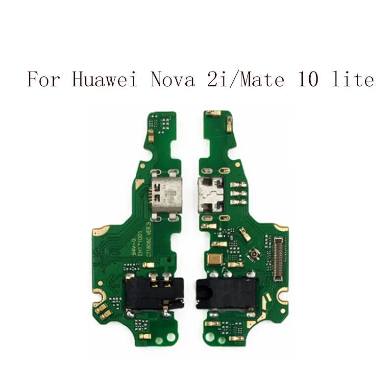 2 шт. для Huawei Nova 2i USB разъем порта зарядки детали платы гибкий кабель Mate 10 Lite |