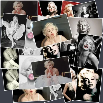 

25pcs Marilyn Monroe Waterproof Cartoon Sticker For Luggage Skateboard Phone Laptop Bicycle Wall Guitar Stickers