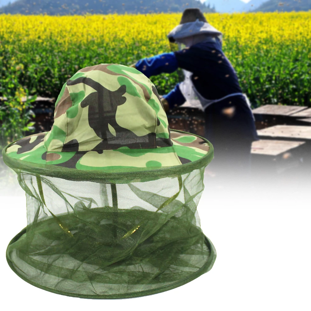 

Outdoor Anti Mosquito Bug Bee Insect Mesh Hat Head Face Net For Fishing Hunting Hiking Walking Protector Equipment