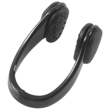 

Black PVC Swimmer Swimming Nose Clip Ear Plug + Clear Case Unisex