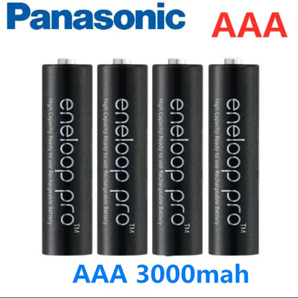 Panasonic 1,2 V 3000mAh Ni-MH AAA аккумуляторная батарея для фонарика камеры игрушка пульт дистанционного управления предзаряженный аккумулятор большой емкости