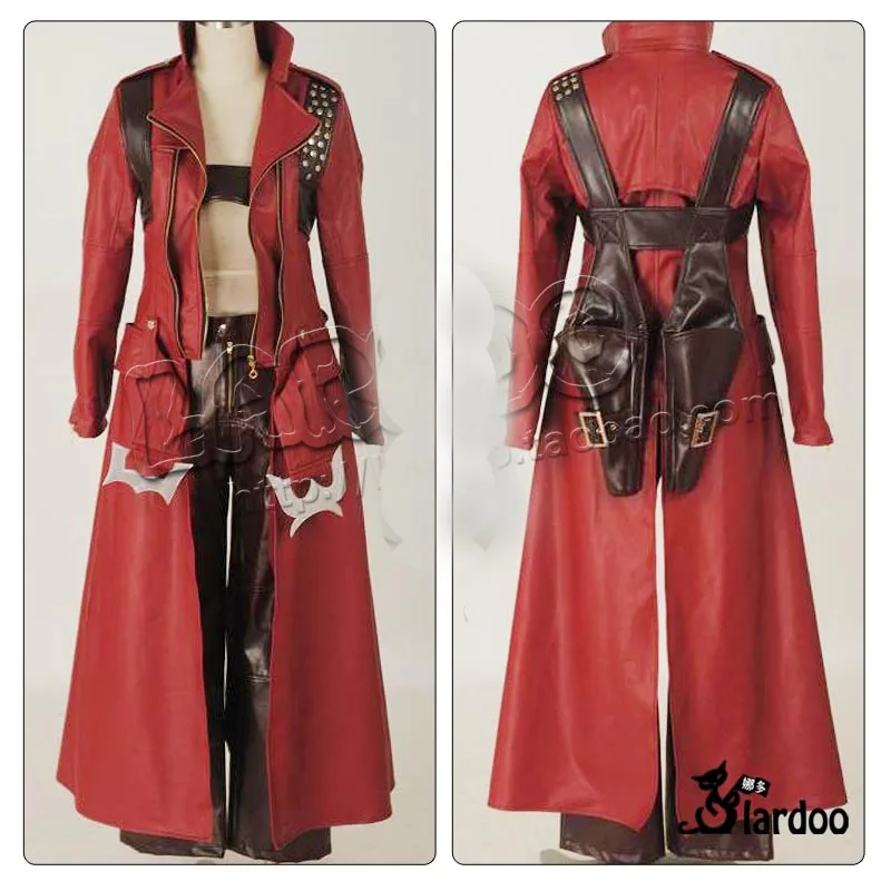 DMC 3 Данте косплей кожаный костюм Хэллоуин для мужчин Вечерние Индивидуальные |