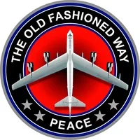 Patriot Series 'The Old Fashion Way, Peace' B-52 Bomber Plane Decal Sticker