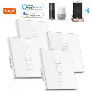 online Tuya Wi Fi Inteligente Interruptor De Cortina Para Cortina Motorizada Elétrica Blind Roller Obturador Controle Voz Funciona Com O Google Casa Alexa Ec