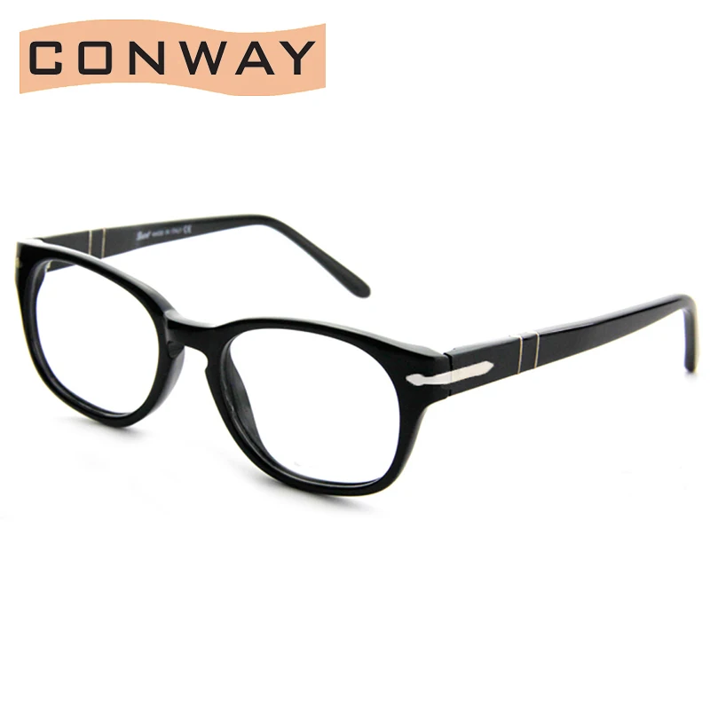 

Conway Small Round Glasses Frame None Prescription Nerd Circle Clear Lens Glasses Acetate Frame Retro Spectacle Glasses Frame