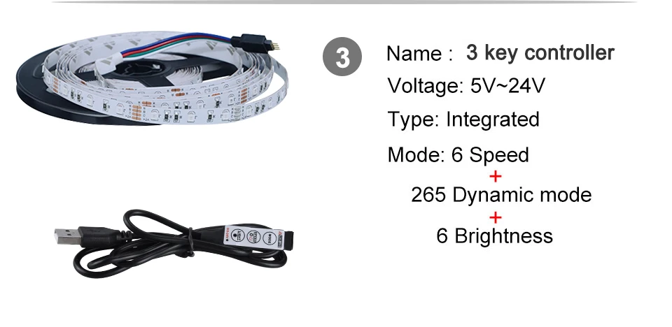 Светодиодная лента с питанием от USB, 5 В, RGB, светильник 60 светодиодный, s/m, 2835 SMD, неводостойкая лента для ТВ, фона, кухонных светильников 0,5, 1, 2, 3, 4, 5 м