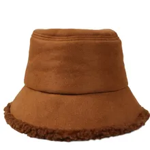 Новинка, женская шапка из толстой замши, в стиле хип-хоп, из искусственного меха, рыбацкие шапки, зимние, с плоским верхом