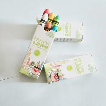 

Water Soluble Chalk Dust-free Chalk Color 6pcs/box Length 78mm Office & School Supplies Erasable Colored Chalk