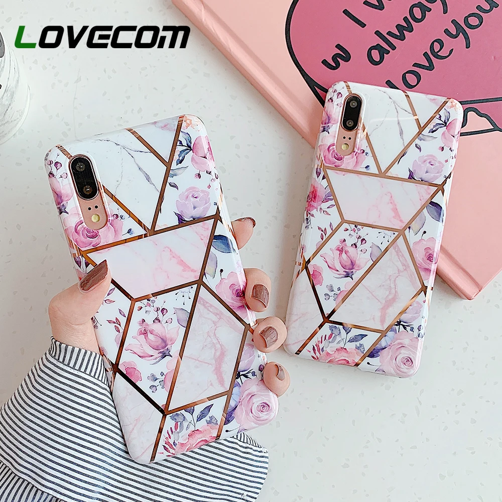 Чехол LOVECOM для Huawei P20 P30 P40 LIte Pro Mate 20 30 Lite мягкая задняя крышка телефона IMD|Бамперы| |