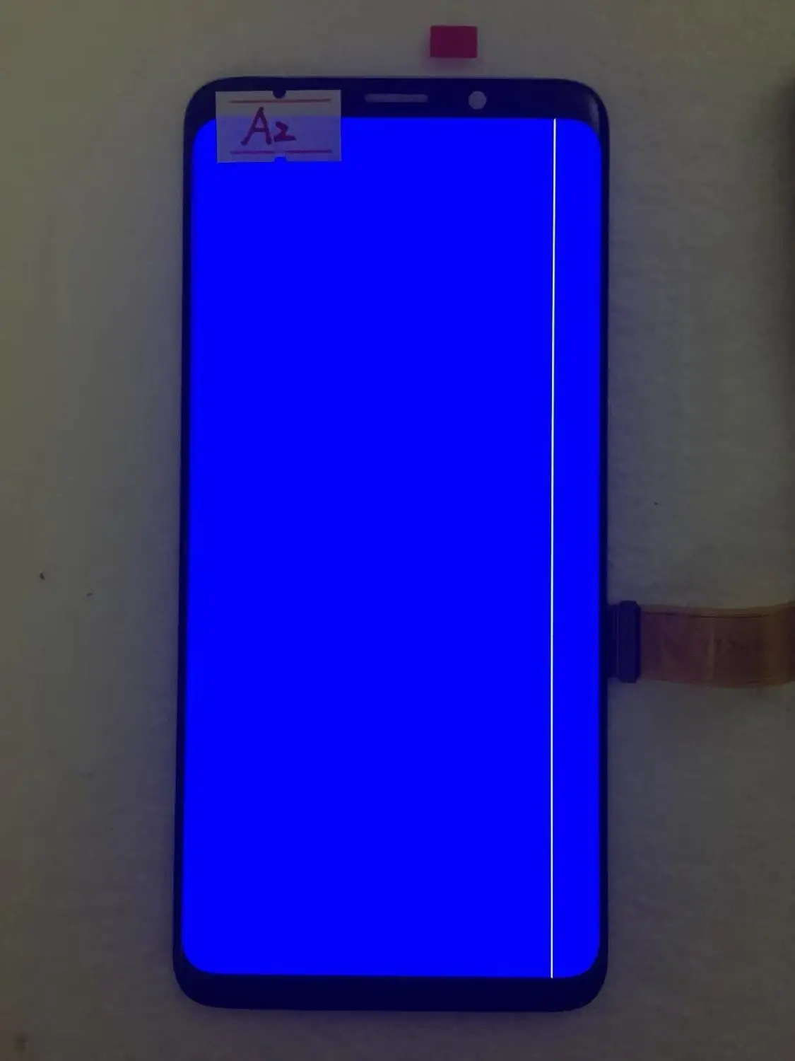 6,2 ''AMOLED с линией для samsung Galaxy S9+ PLUS G965A G965U G965F ЖК-дисплей кодирующий преобразователь сенсорного экрана в сборе - Цвет: NO.A2
